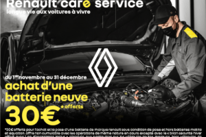 L’HIVER EST LÀ ! 30€ OFFERTS POUR L’ACHAT D’UNE BATTERIE NEUVE